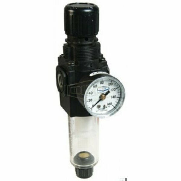 Dixon Norgren by  Excelon Modular Relieving Sub-Compact Filter/Regulator with GC620 Gauge and Semi-Automat B72G-2AG